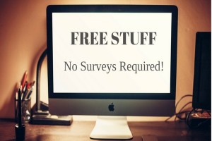 free stuff without surveys